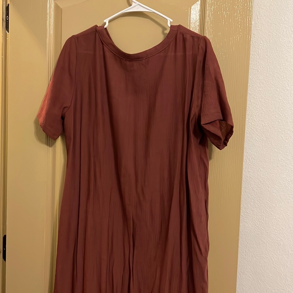Mauve maxi dress